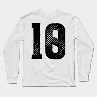 Rough Number 10 Long Sleeve T-Shirt